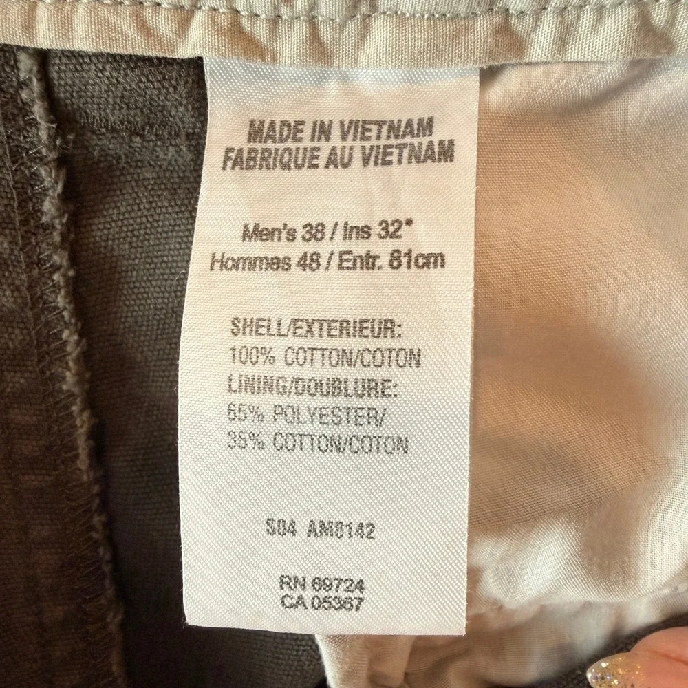 Columbia Men's Gray Vintage‎ Cargo Pants Size 38x32